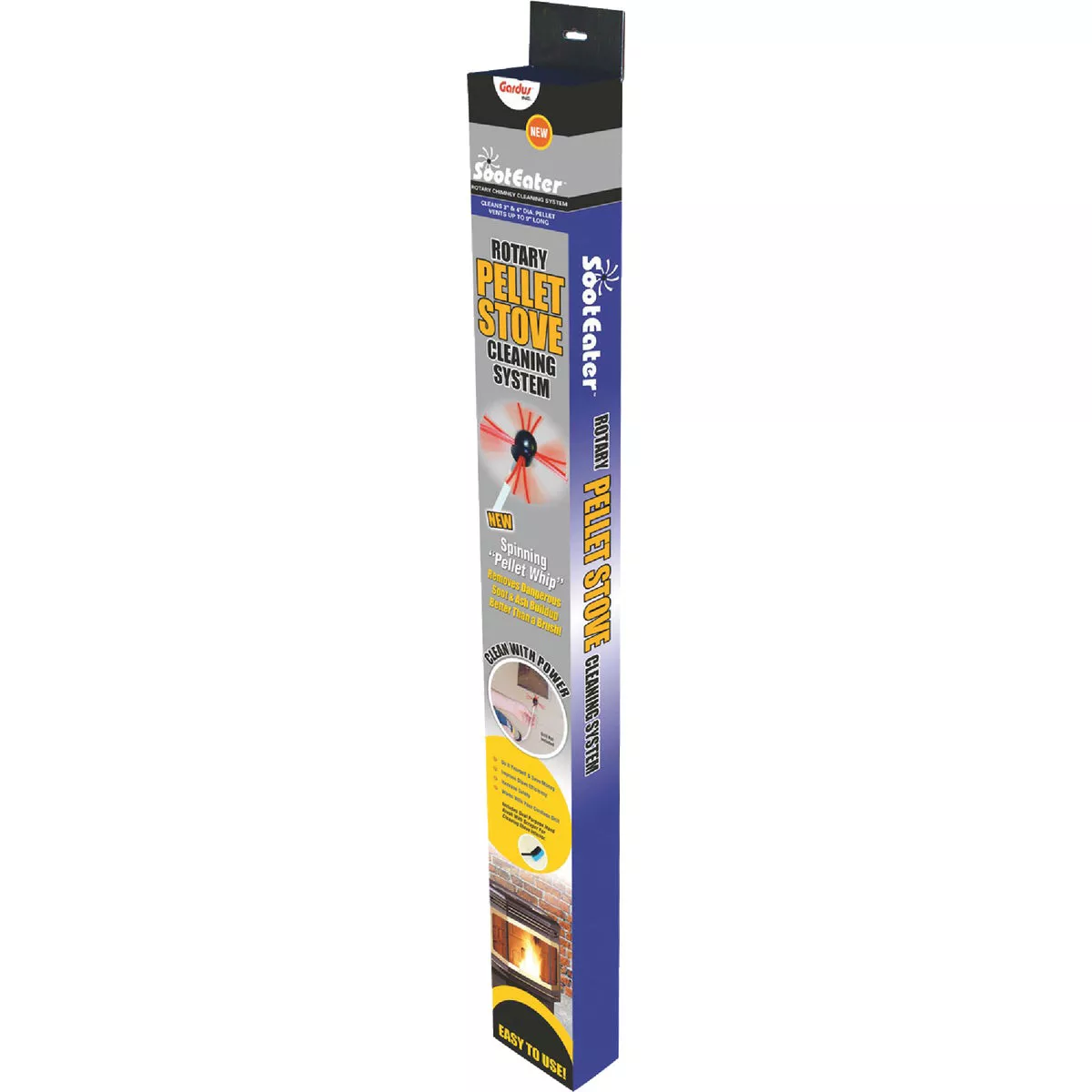 SootEater Rotary Whip Pellet Stove Pipe Cleaning System