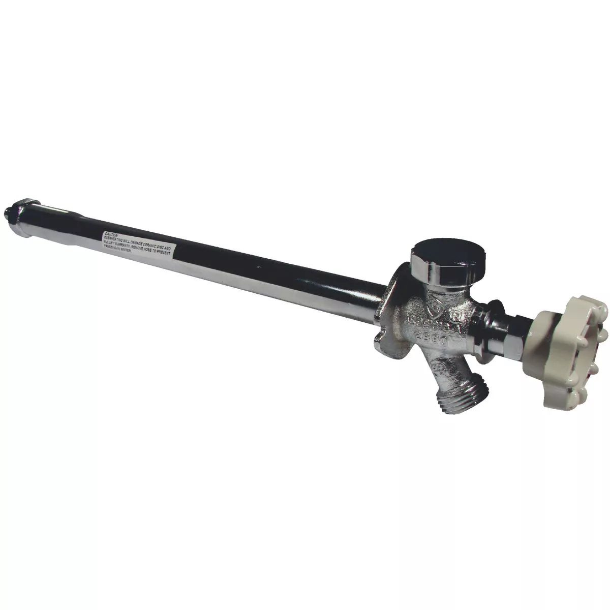 ProLine Chrome Plated Brass 1/2 In. PEX x 3/4 In. MHT 10 In. Frost Free Sillcock