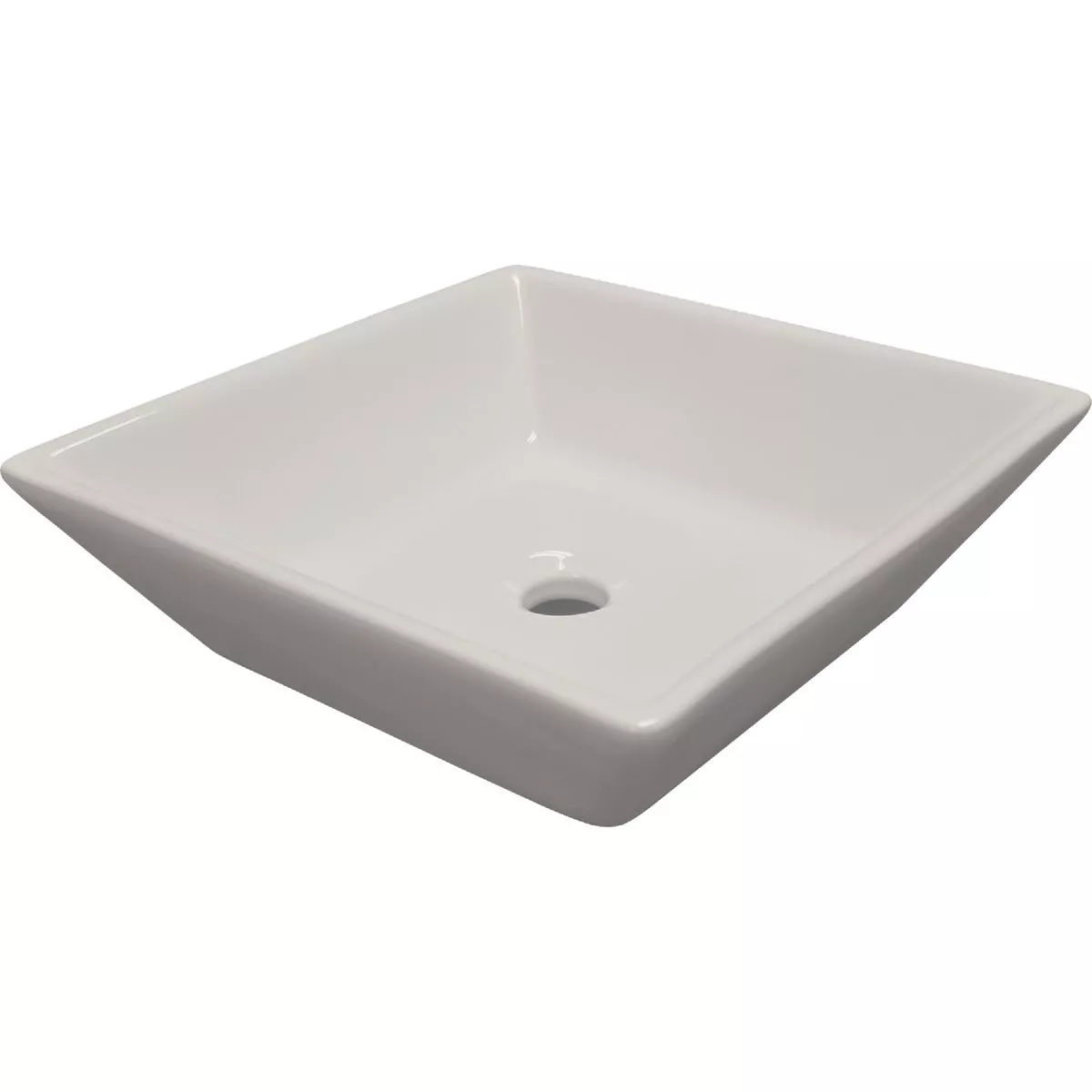 Compass Manufacturing Round Vessel Bathroom Sink, White - photo 2