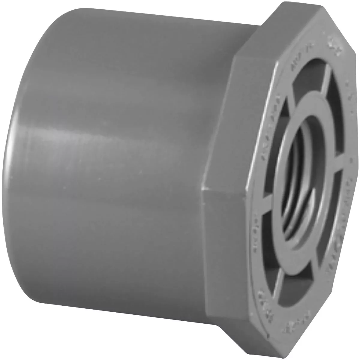 Charlotte Pipe 1-1/2 In. Spigot x 1 In. FIP Schedule 80 Reducing PVC Bushing