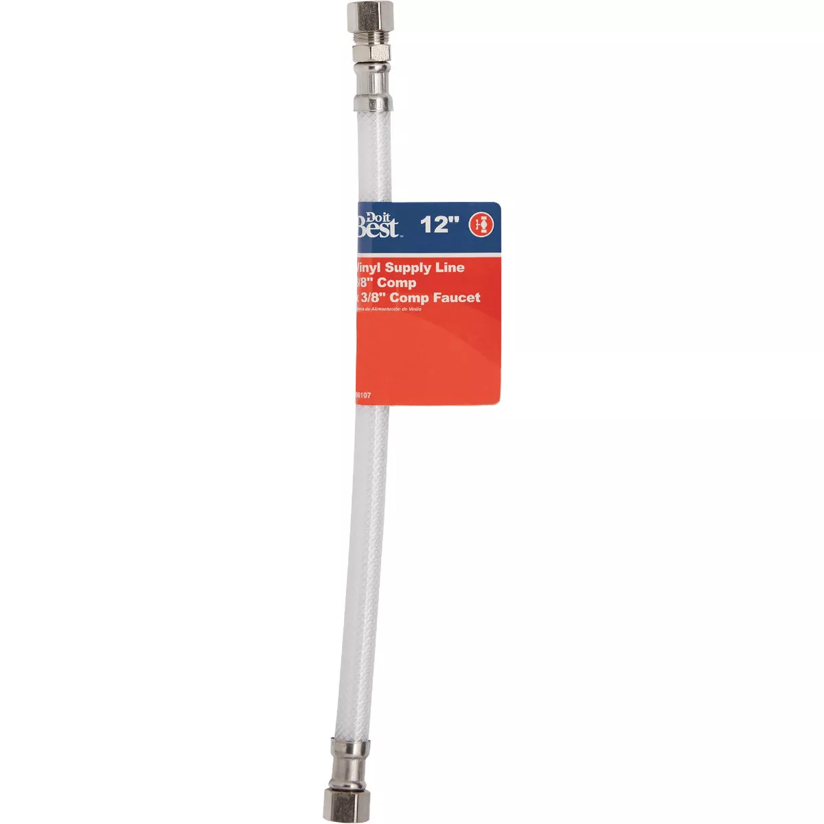 Do it Best 3/8 In. OD X 3/8 In. OD X 12 In. L Vinyl Faucet Connector - photo 2