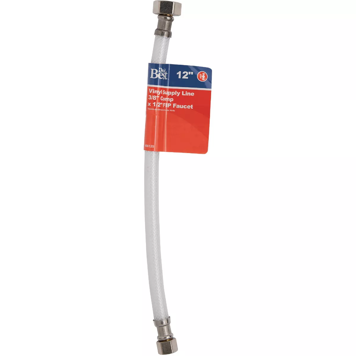Do it Best 1/2 In. F X 3/8 In. OD X 12 In. L Vinyl Faucet Connector - photo 2