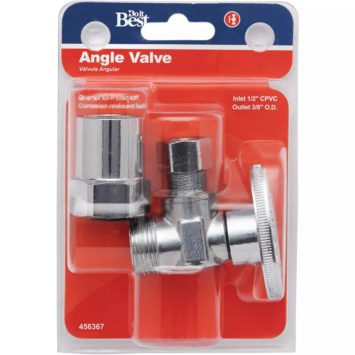 Do it Best 1/2 In. CPVC x 3/8 In. Compression Quarter Turn Angle Valve - photo 2