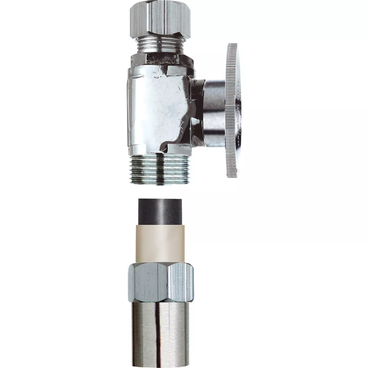 Do it Best 1/2 In. CPVC x 3/8 In. Compression Quarter Turn Straight Valve