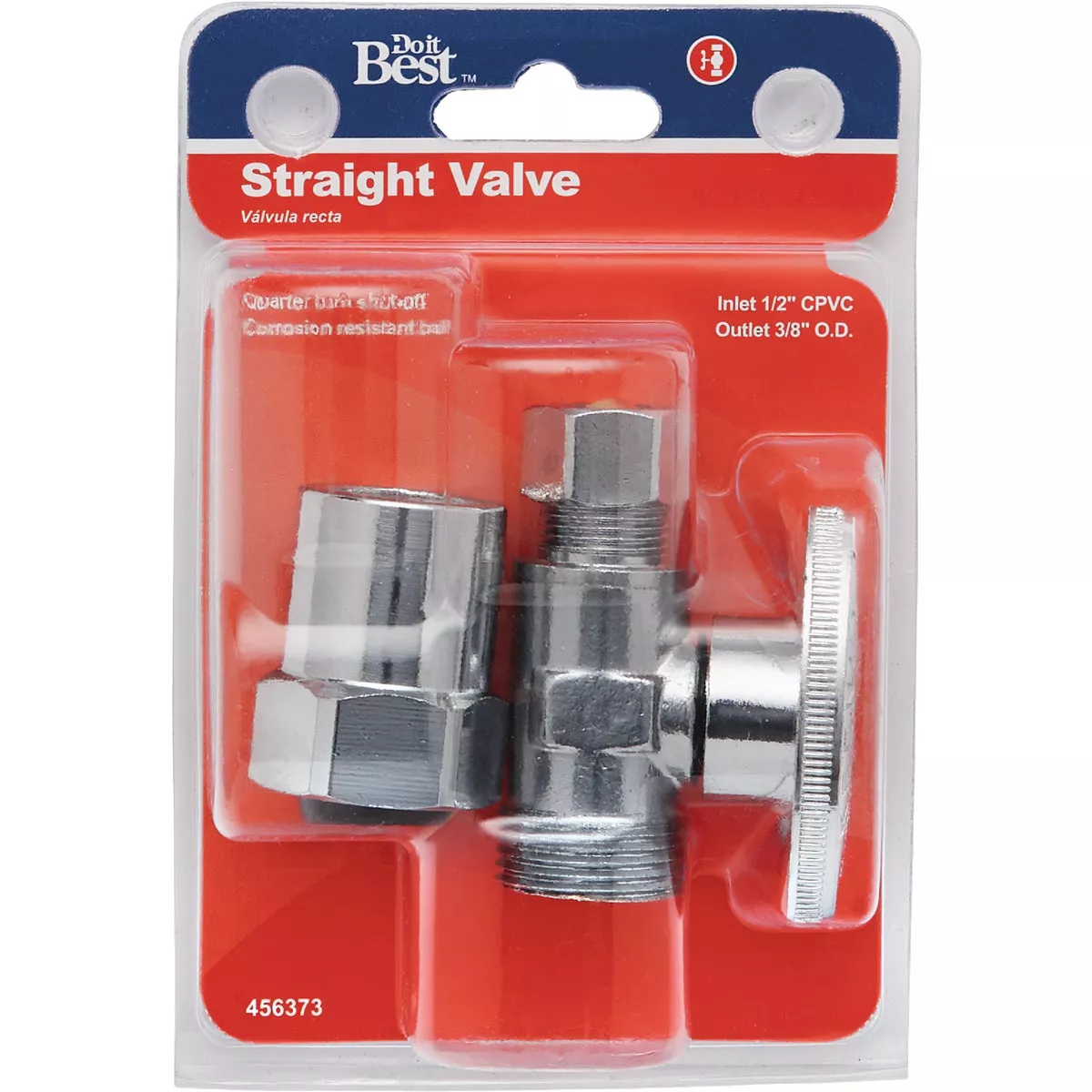 Do it Best 1/2 In. CPVC x 3/8 In. Compression Quarter Turn Straight Valve - photo 2