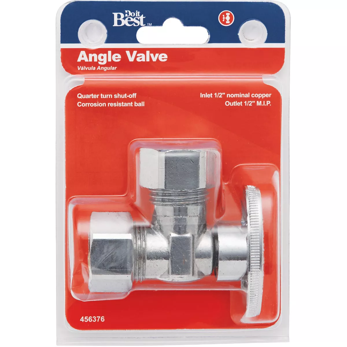Do it Best 5/8 In. OD x 7/16 In. Quarter Turn Angle Valve - photo 2