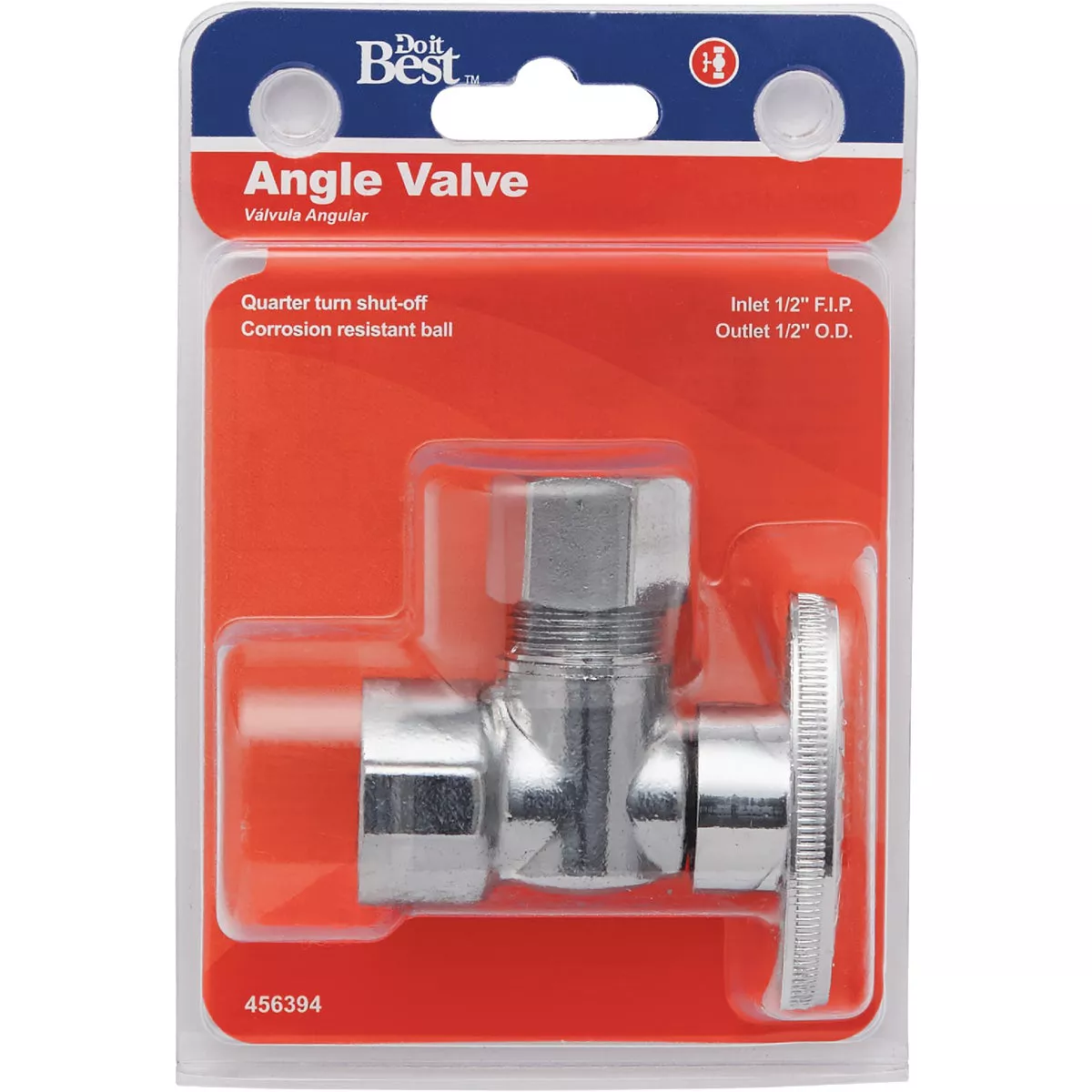 Do it Best 1/2 In. FIP x 1/2 In. OD Quarter Turn Angle Valve - photo 2