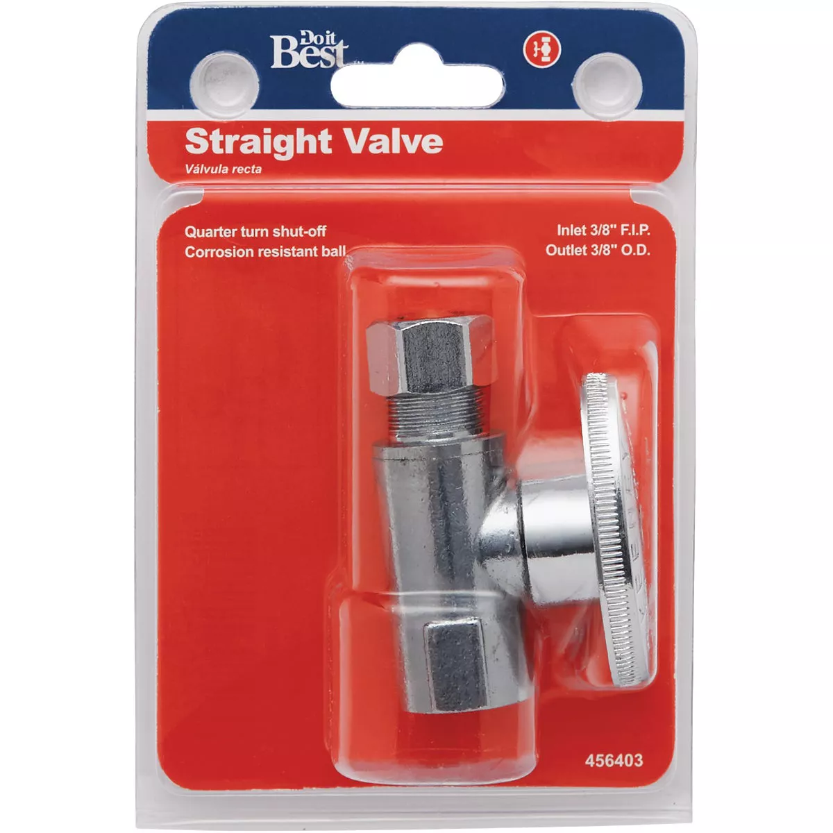 Do it Best 3/8 In. FIP x 3/8 In. OD Quarter Turn Straight Valve - photo 2