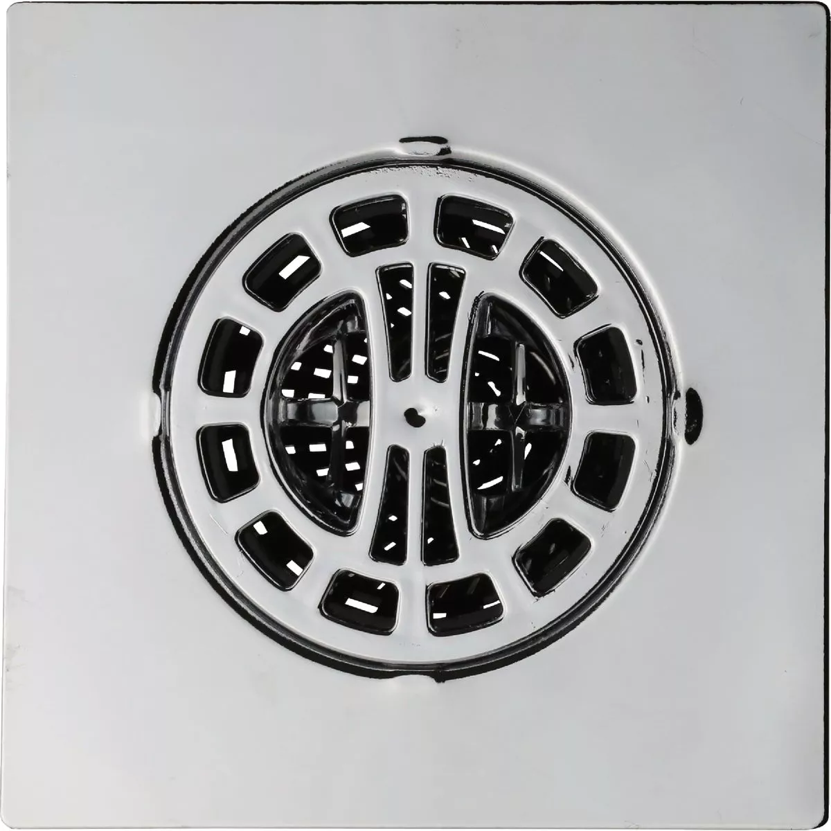 Danco Chrome Square Hair Catcher For Shower Drain