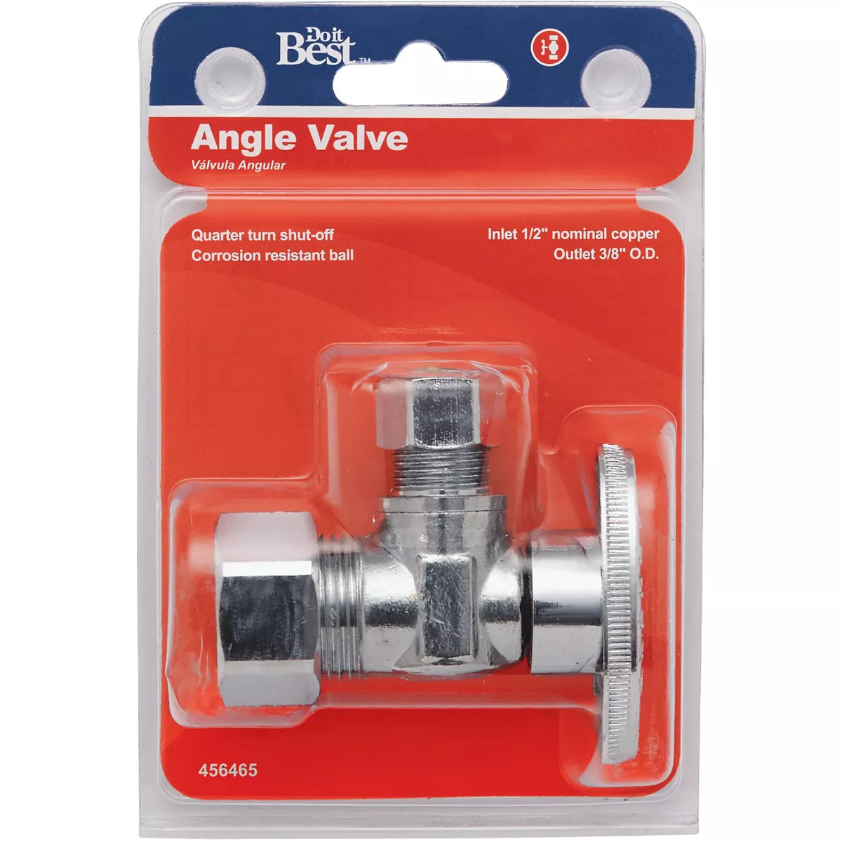 Do it Best 5/8 In. OD x 3/8 In. OD Quarter Turn Angle Valve - photo 2