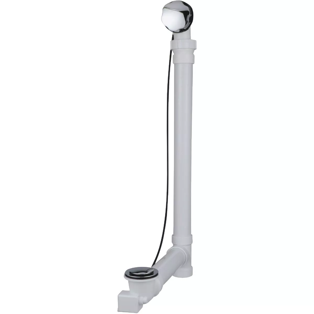 Keeney Schedule 40 PVC Cable Drive Bath Drain with Polished Chrome Trim - photo 2