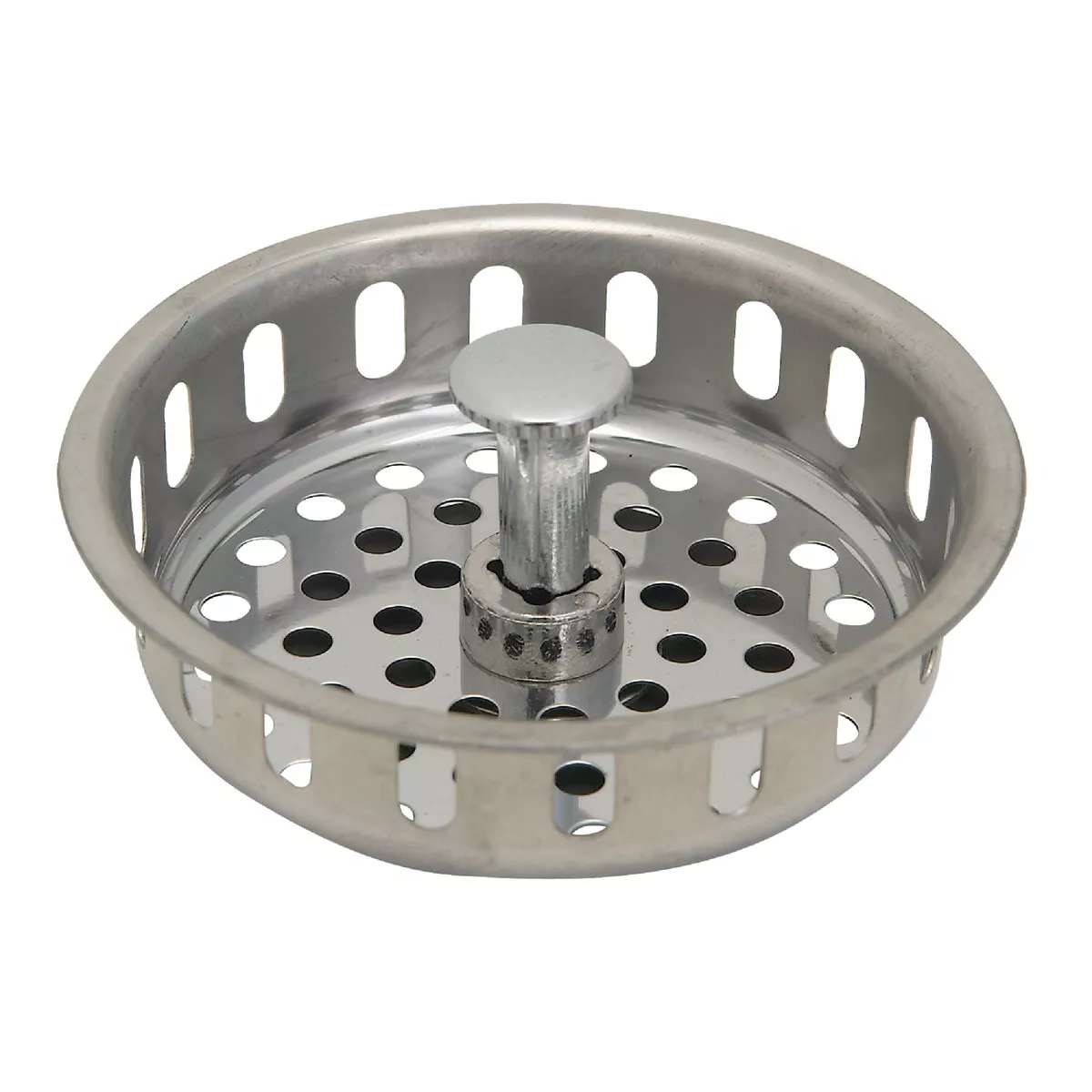 Keeney 3-1/2 In. Stainless Steel Adjustable Post Basket Strainer Stopper