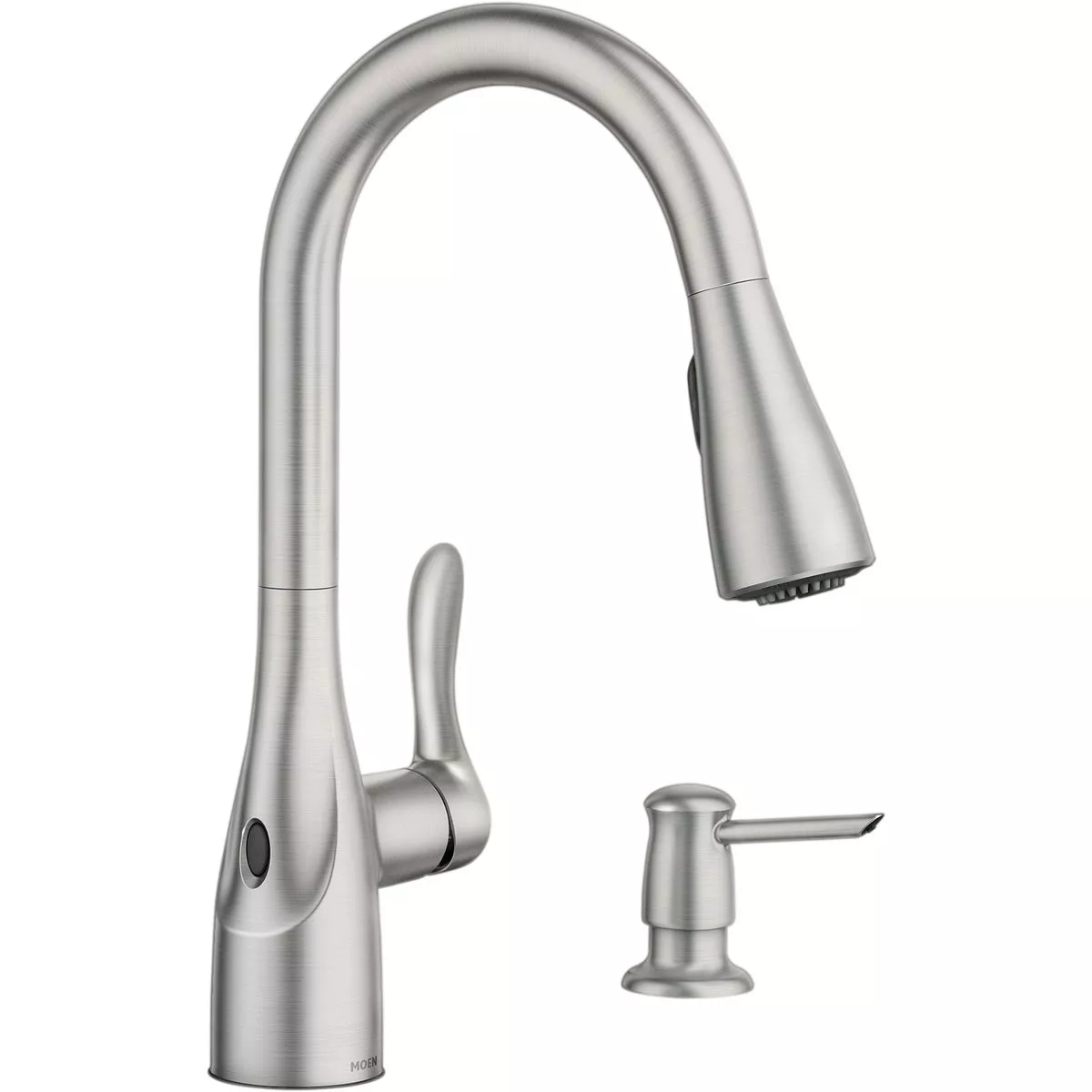 Moen Arlo 1-Handle Lever Pulldown Kitchen Faucet with Touchless Activation Sensor, Spot Resist Stainless Steel