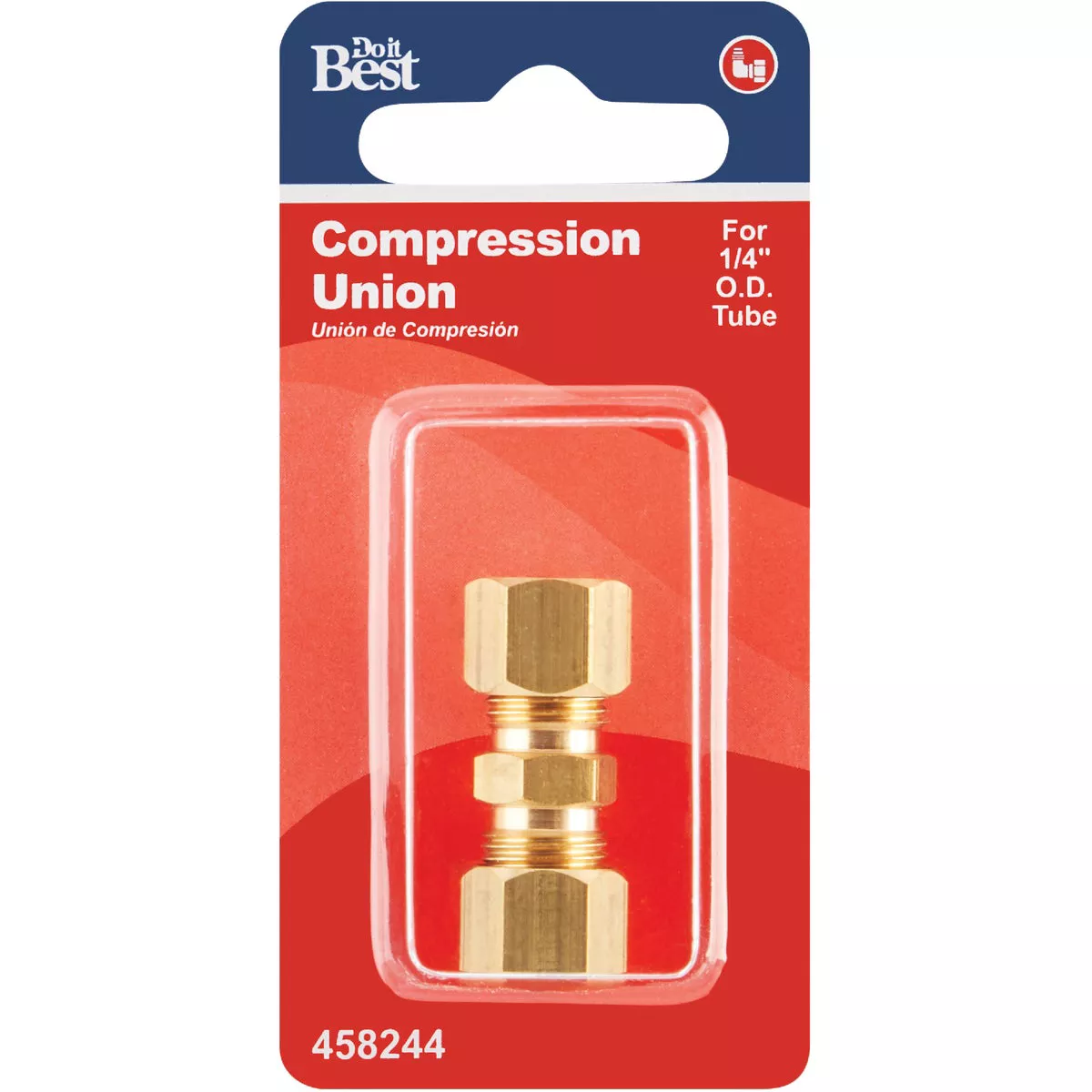 Do it 1/4 In. Brass Compression Low Lead Union - photo 2
