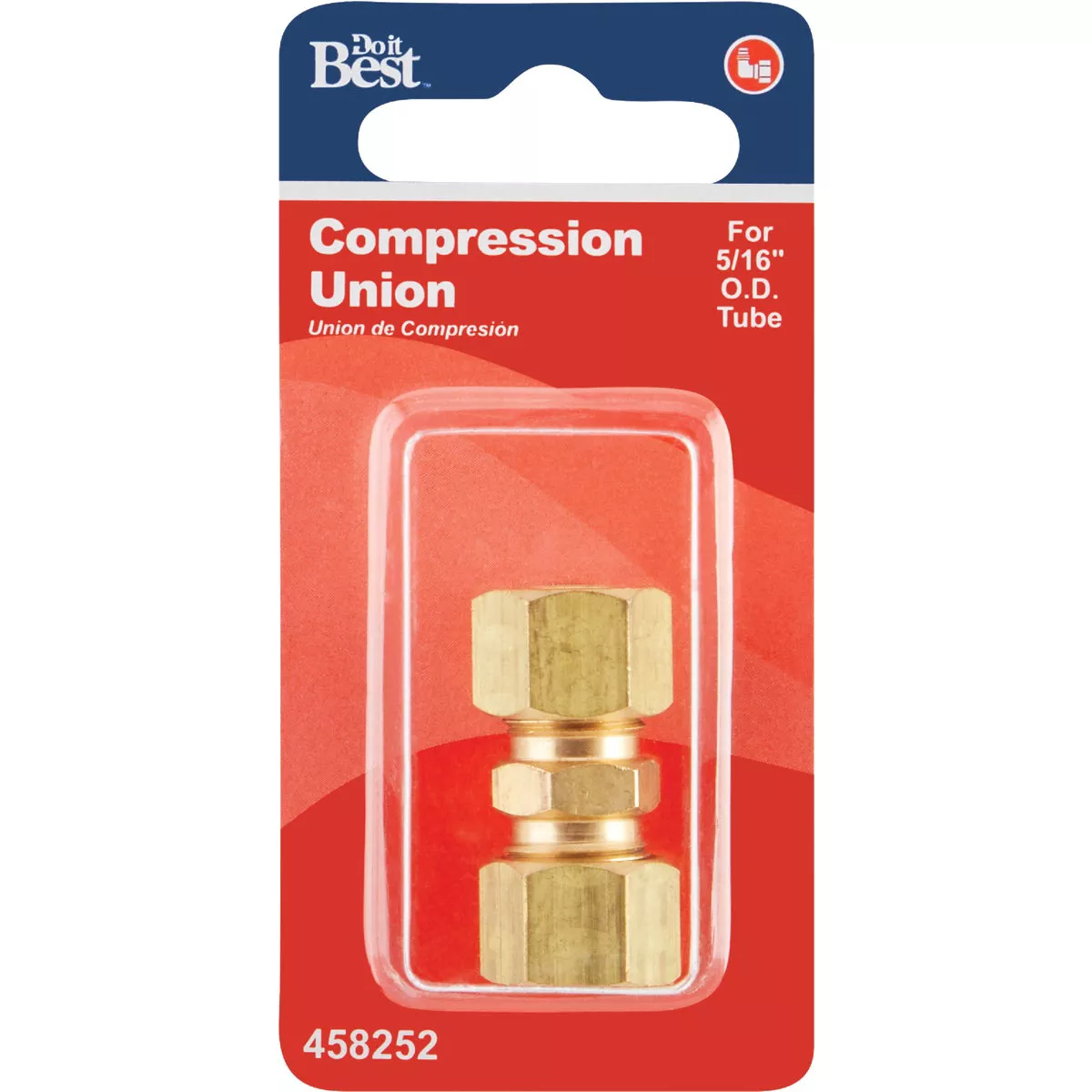 Do it 5/16 In. Brass Compression Low Lead Union - photo 2