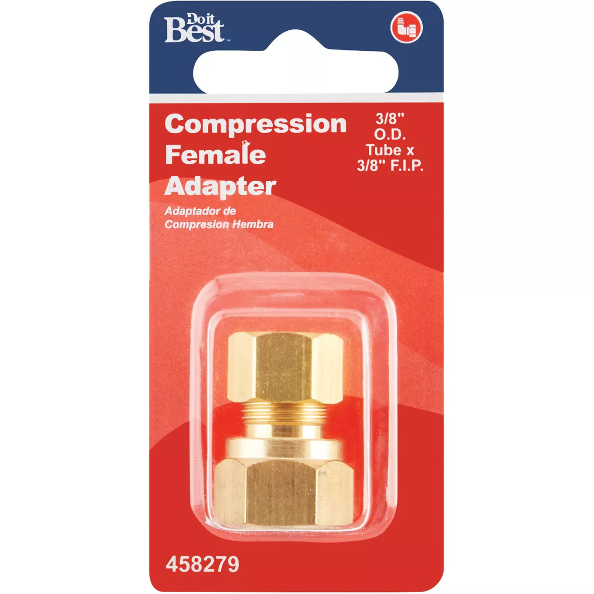 Do it 3/8 In. x 3/8 In. Brass Union Compression Adapter - photo 2