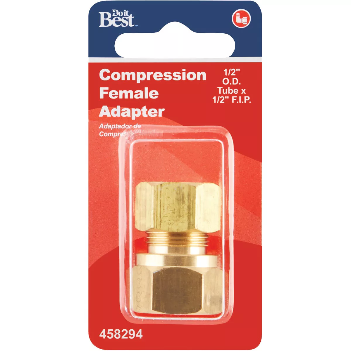 Do it 1/2 In. x 1/2 In. Brass Union Compression Adapter - photo 2