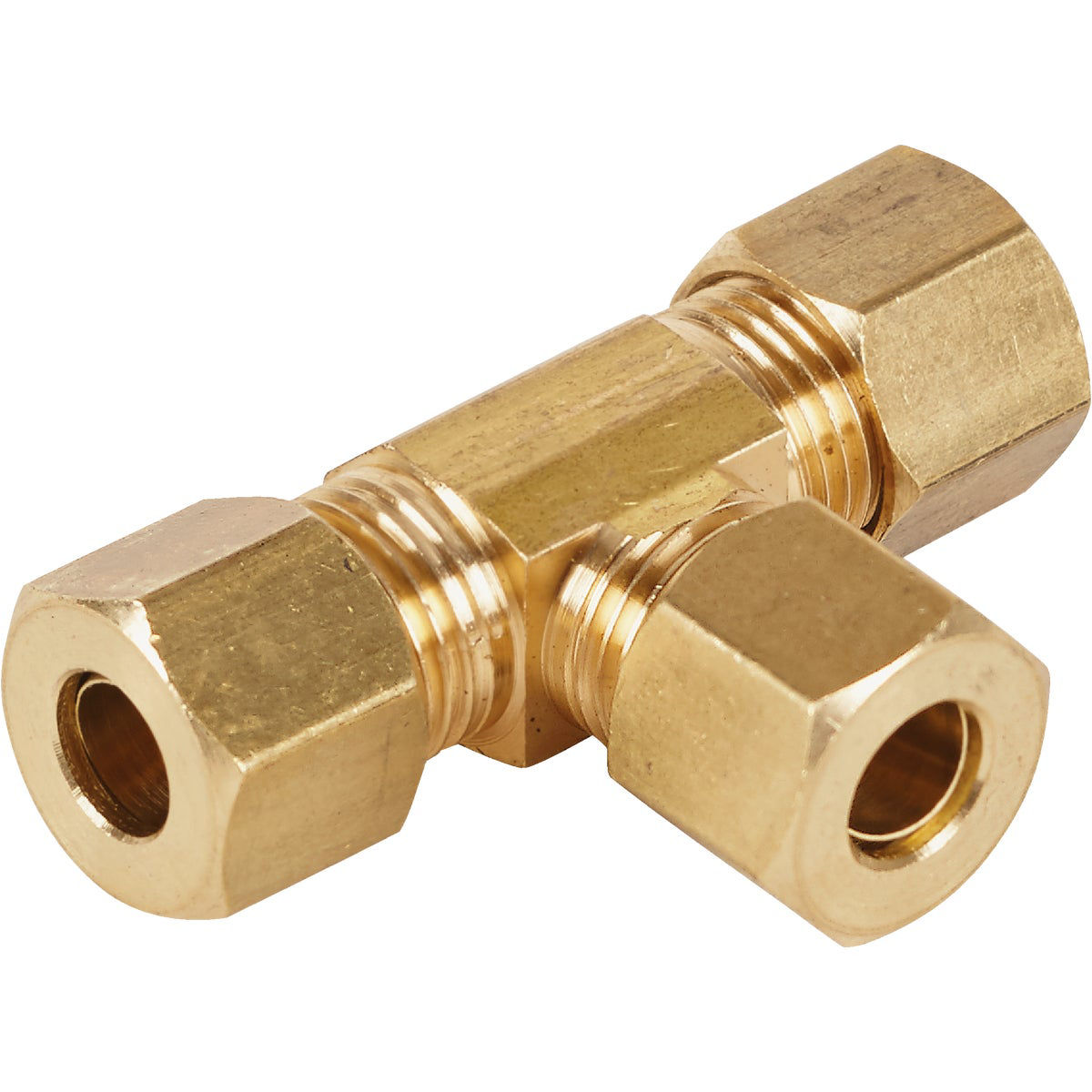3/8 BSP Male x Female x Female Equal Tee 3 Way Adaptor Coned