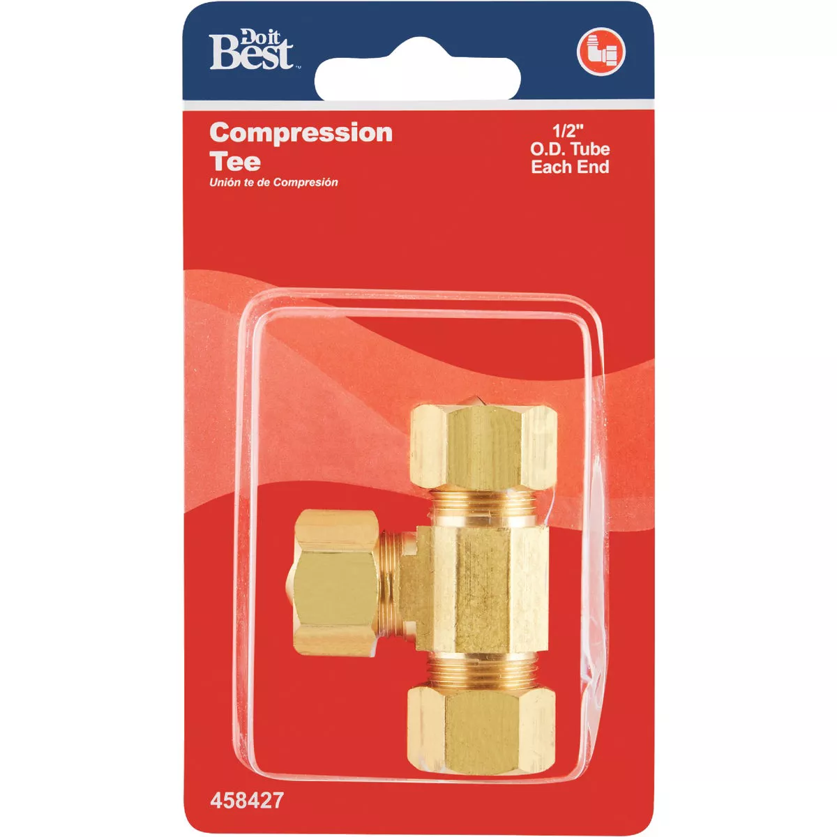 Do it 1/2 In. Compression Brass Tee - photo 2