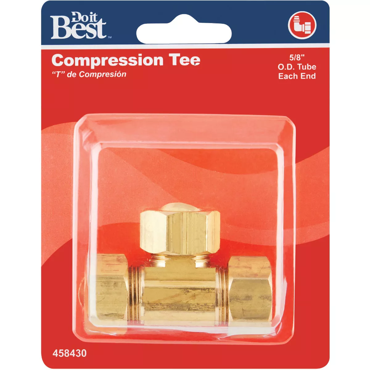 Do it 5/8 In. Compression Brass Tee - photo 2
