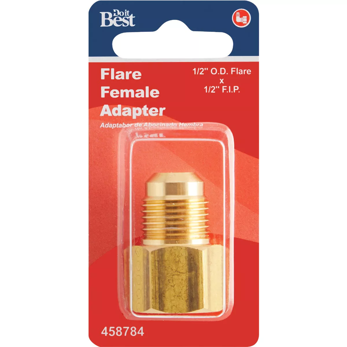Do it 1/2 In. x 1/2 In. Brass Female Flare Adapter - photo 2