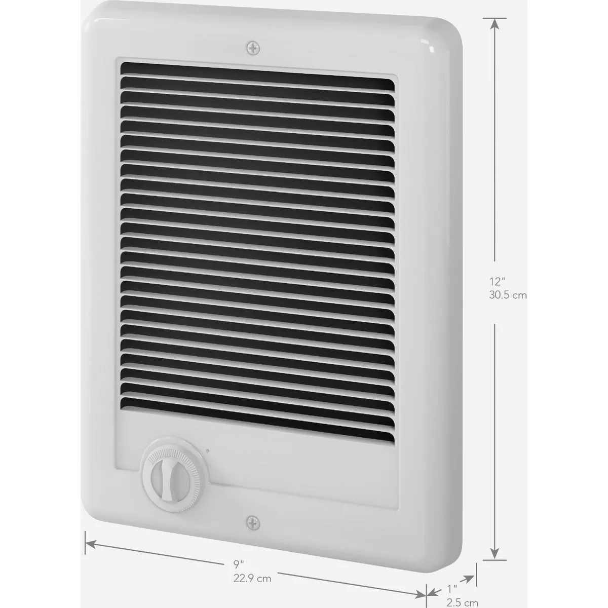 Cadet Com-Pak 1500W 240V Wall Heater with Thermostat, White - photo 6