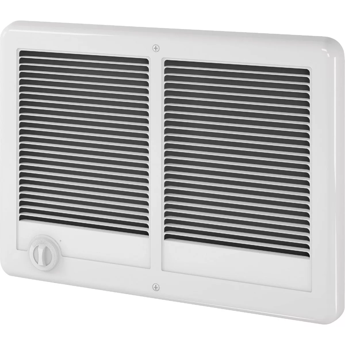 Cadet Com-Pak 3000W 240V Twin Electric Fan-Forced Heater with Thermostat, White