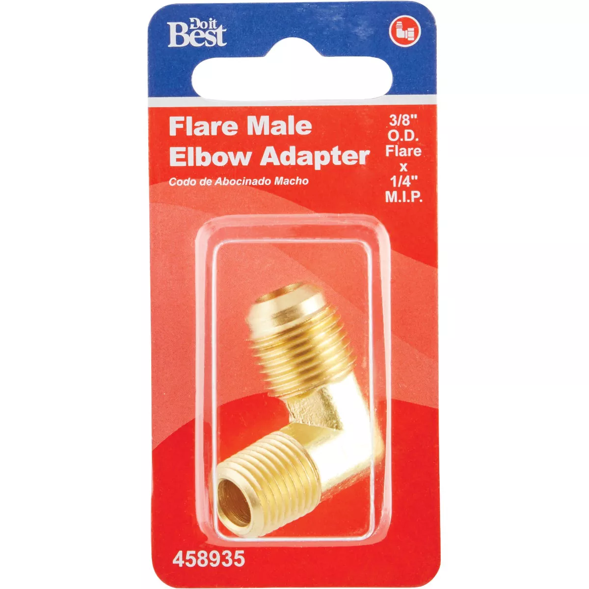 Do it 3/8 In. x 1/4 In. MIP 90 Deg. Flare Brass Elbow (1/4 Bend) - photo 2