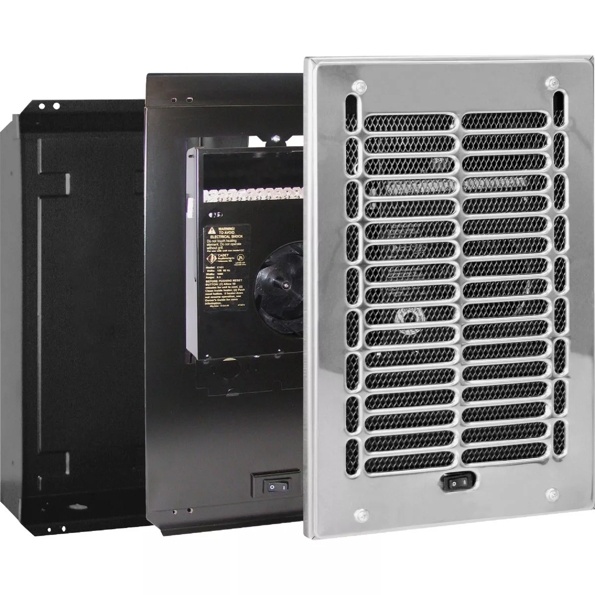 Cadet RBF 1000W 120V Electric Fan-Forced Bathroom Heater Assembly - photo 2