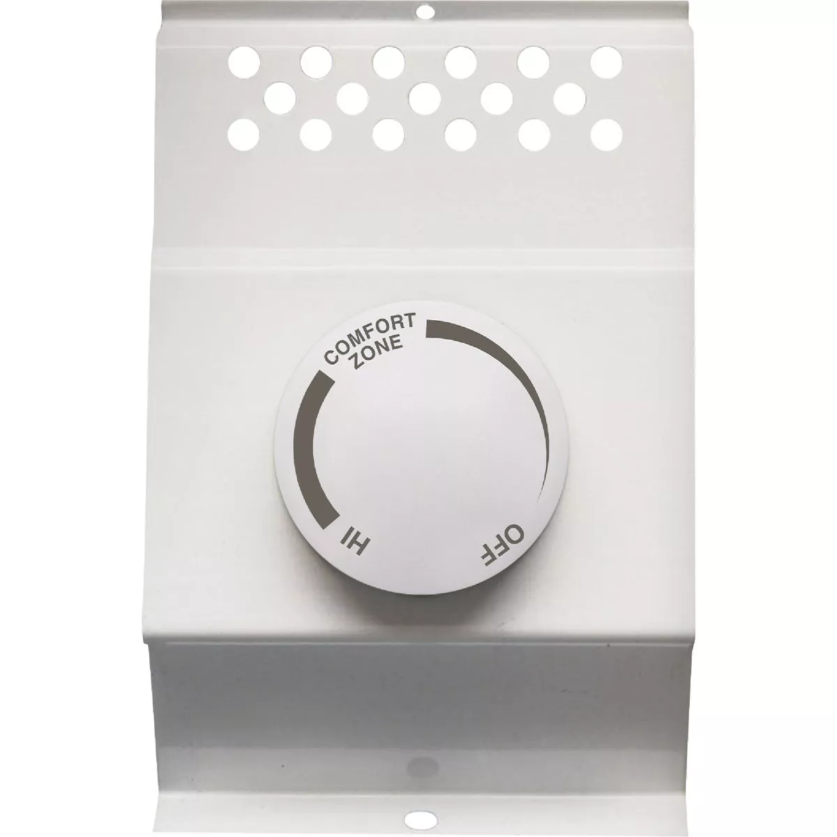 Cadet BTF Built-In Double Pole Thermostat for Electric Baseboard Heaters, White