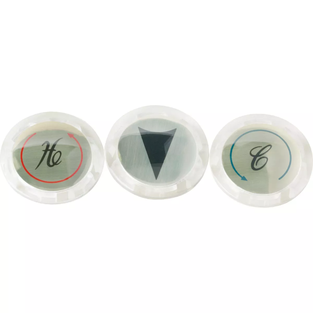 Home Impressions Acrylic Faucet Index Replacement Handle Button