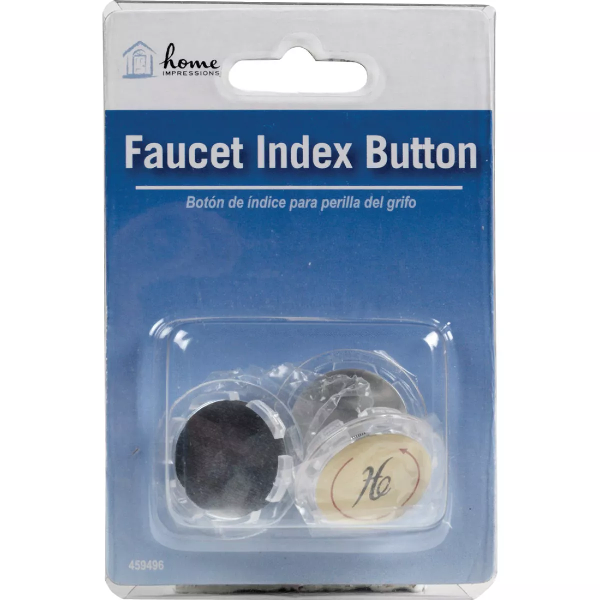 Home Impressions Acrylic Faucet Index Replacement Handle Button - photo 2