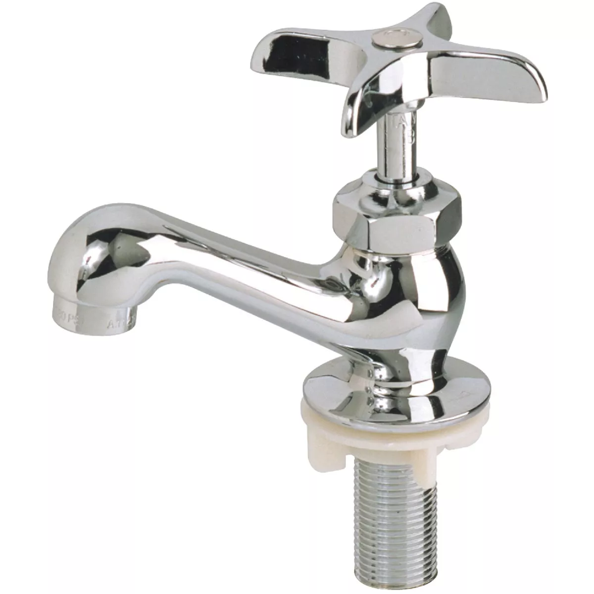 B&K Chrome 1.2 GPM Heavy-Duty Single Hole Basin Faucet