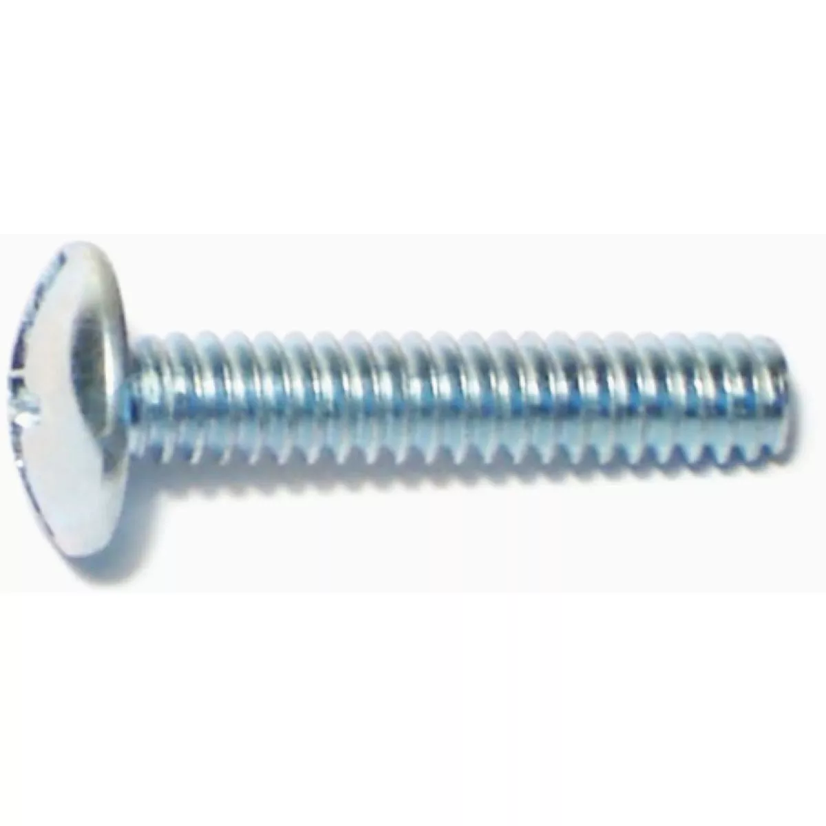 Midwest Fastener #10-24 x 1 In. Zinc Plated Steel Coarse Thread Combo Truss Head Machine Screws (25 Ct.)-