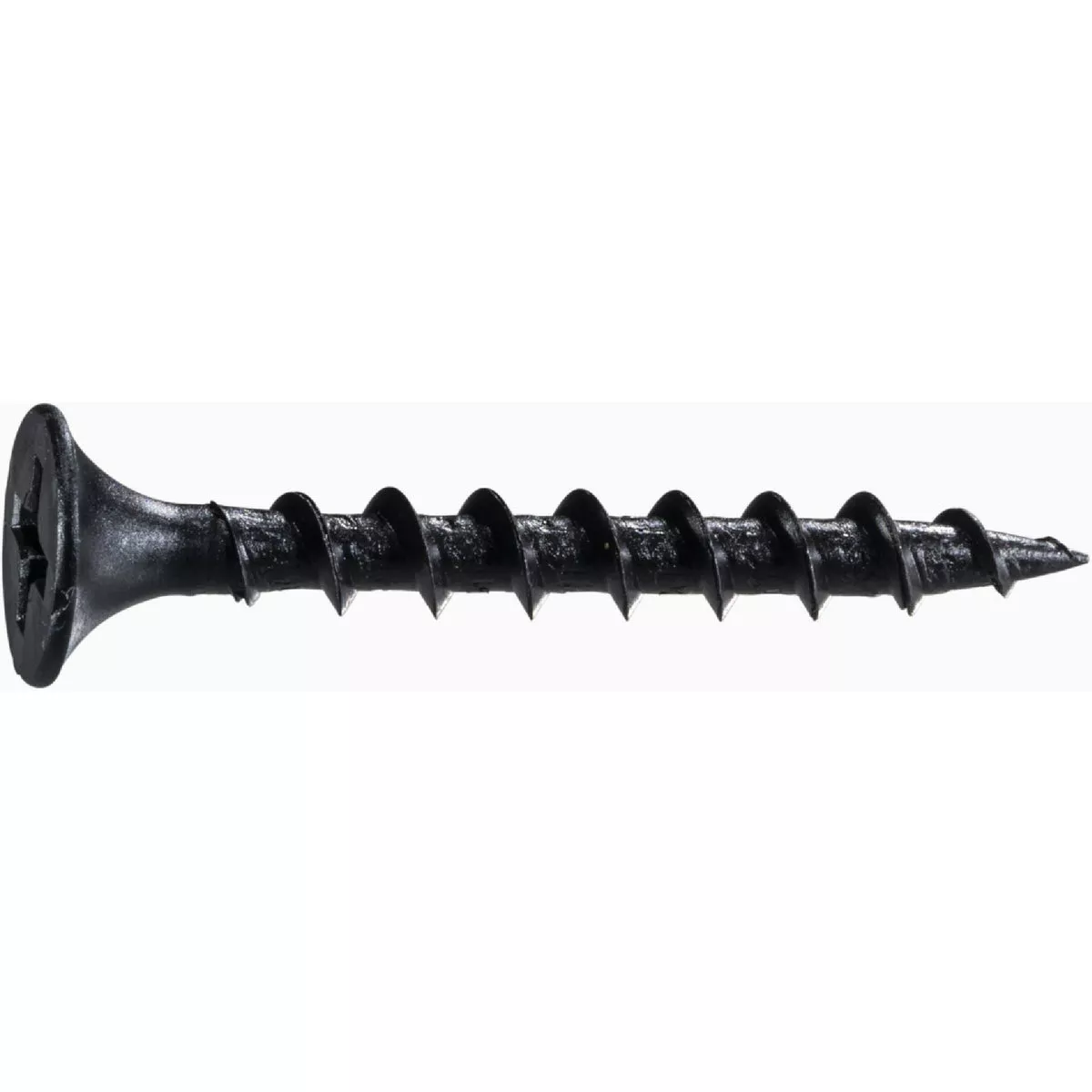 Midwest Fastener #6 x 1-1/4 In. Black Phosphate Steel Coarse Thread Phillips Bugle Head Drywall Screws (293 Ct.)-