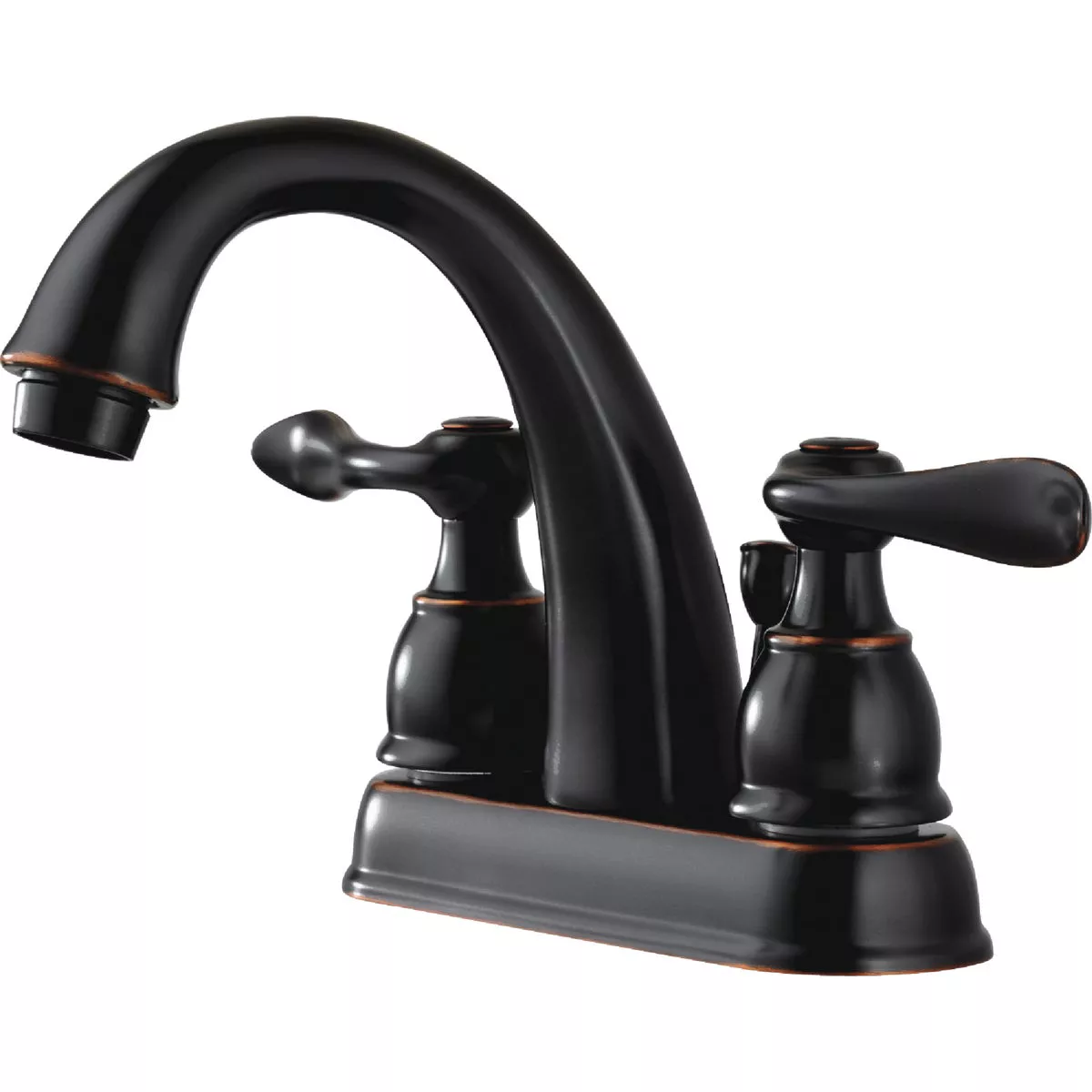 Delta Windmere Oil Rubbed Bronze 2-Handle Lever 4 In. Centerset Bathroom Faucet with Pop-Up - photo 2