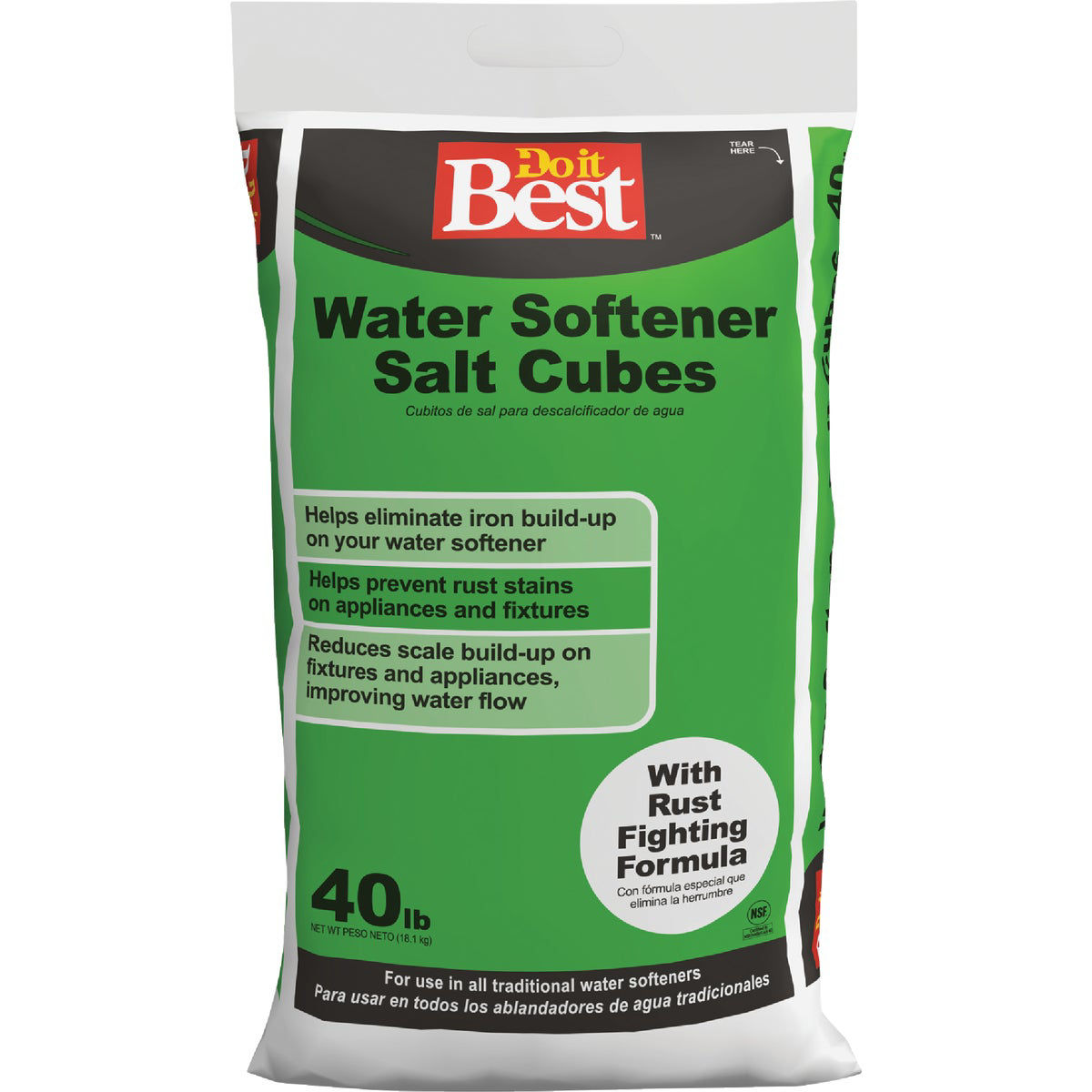 Do it Best 40 Lb. Water Softener Salt Cubes with Rust Remover Do it Best