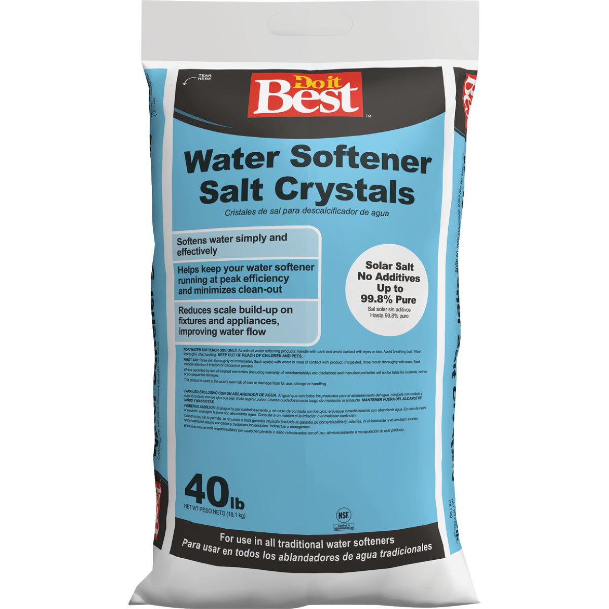 Do it Best 40 Lb. ExtraCoarse Water Softener Salt Crystals Do it Best