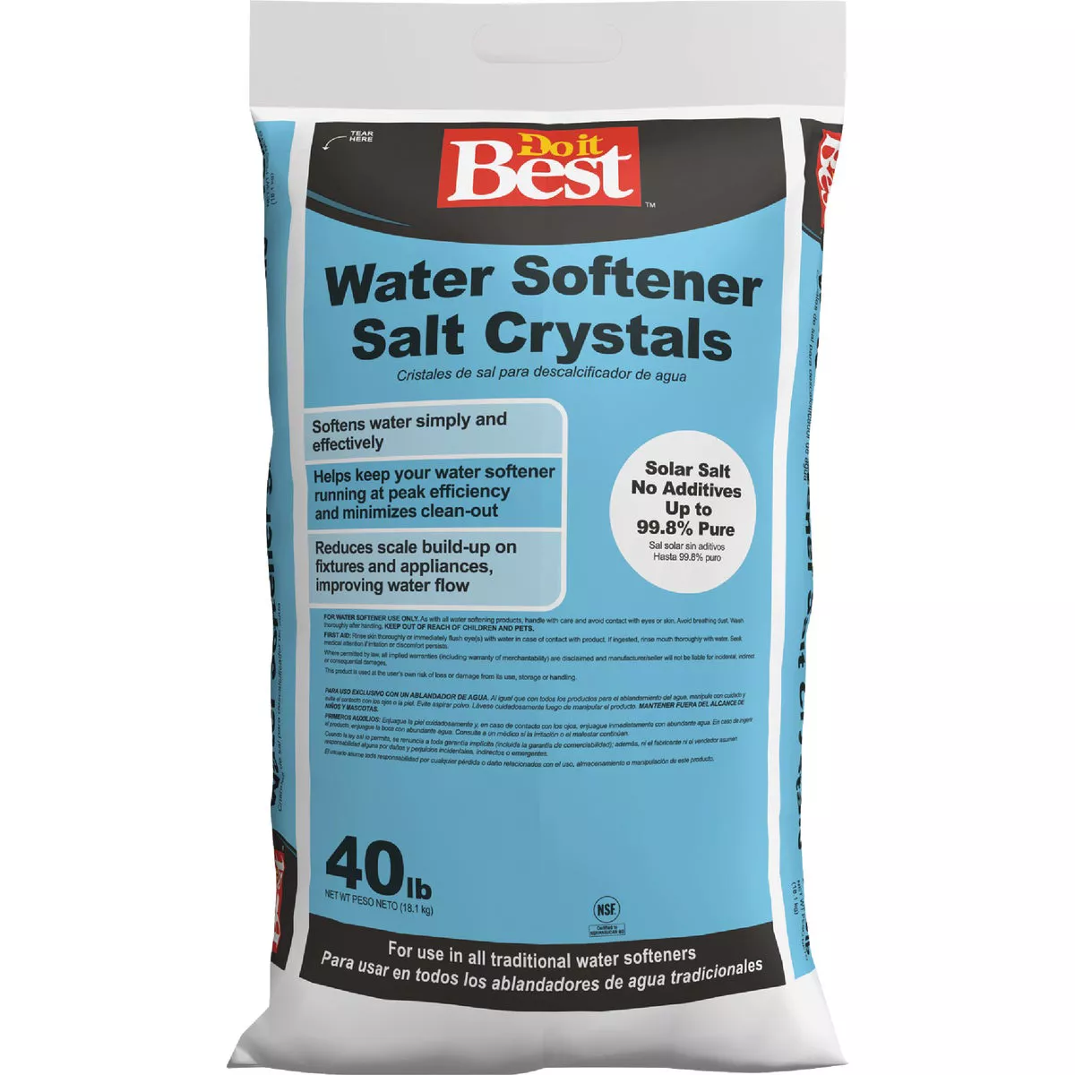 Do it Best 40 Lb. Extra-Coarse Water Softener Salt Crystals - photo 4