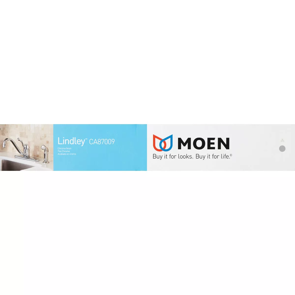 Moen Lindley 1-Handle Lever Kitchen Faucet with Side Spray, Chrome - photo 2