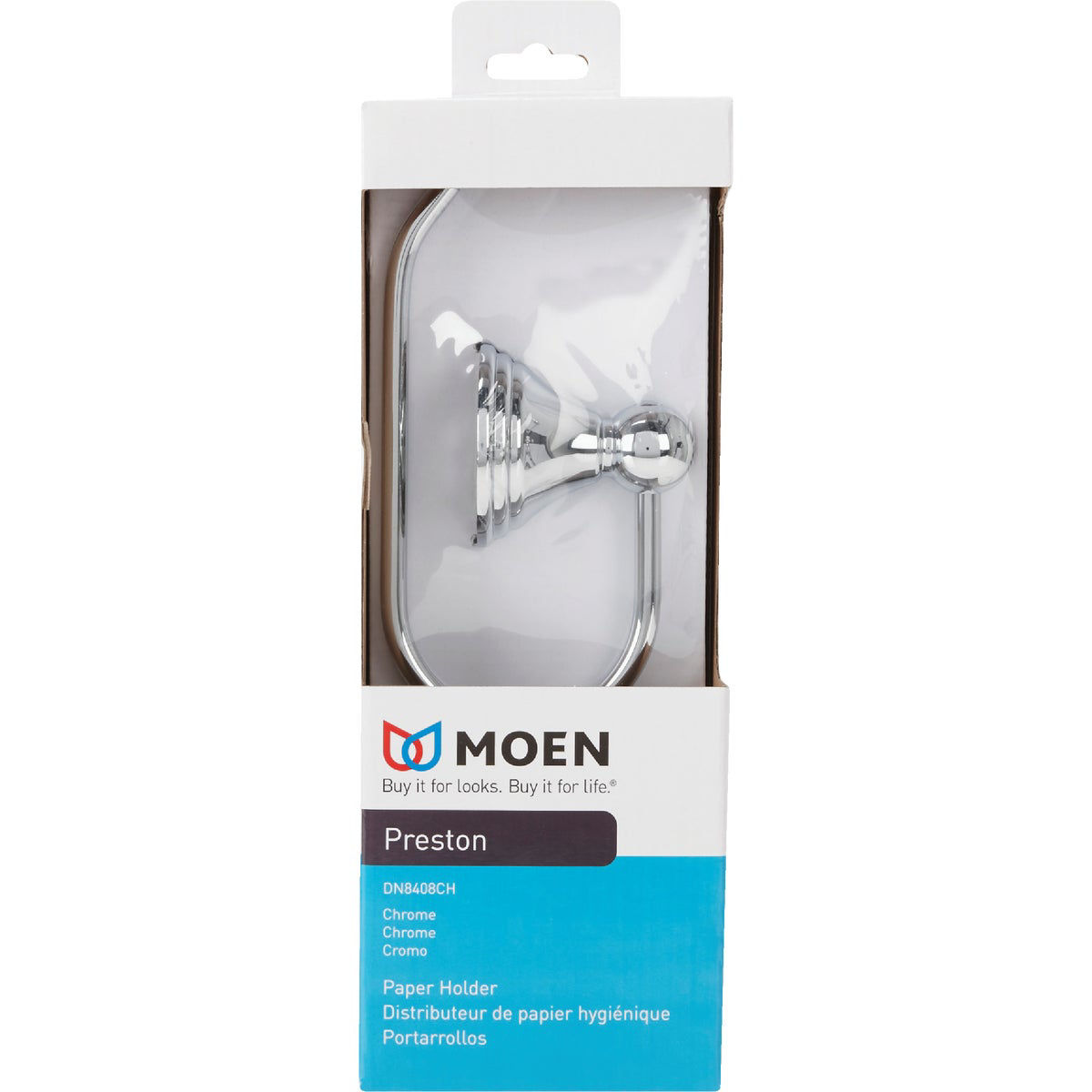 Moen Preston Wall Mount Toilet Paper Holder, Chrome | Do it Best