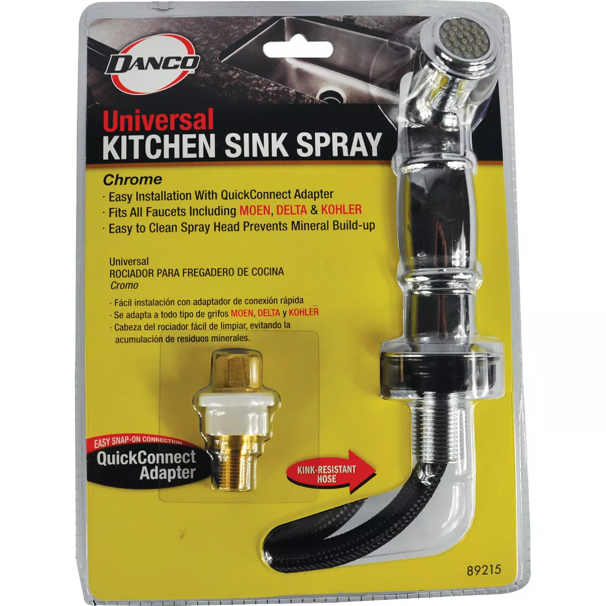Danco 48 In. Chrome Side Sprayer & Hose - photo 2