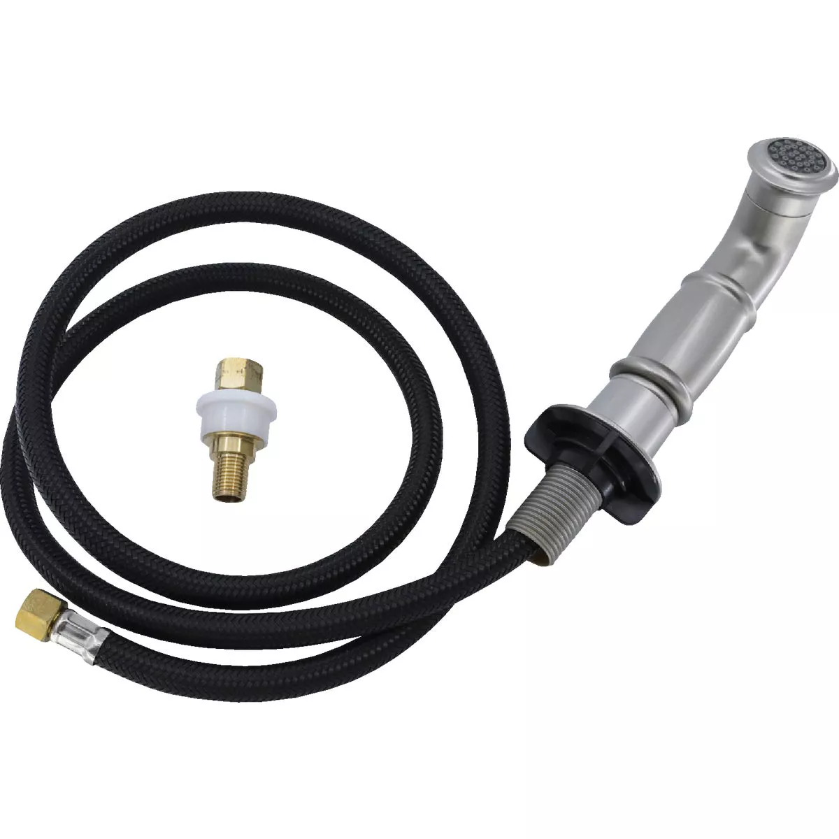Danco 48 In. Brushed Nickel Side Sprayer & Hose - photo 3