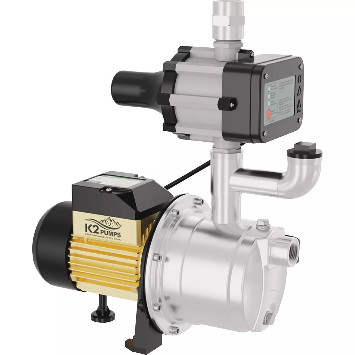 K2 3/4 HP Stainless Steel Automatic Booster Pump