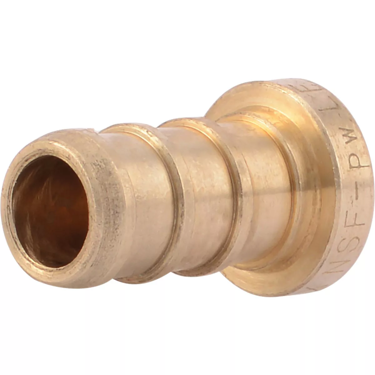 SharkBite 3/8 In. Barb Brass PEX Test Plug