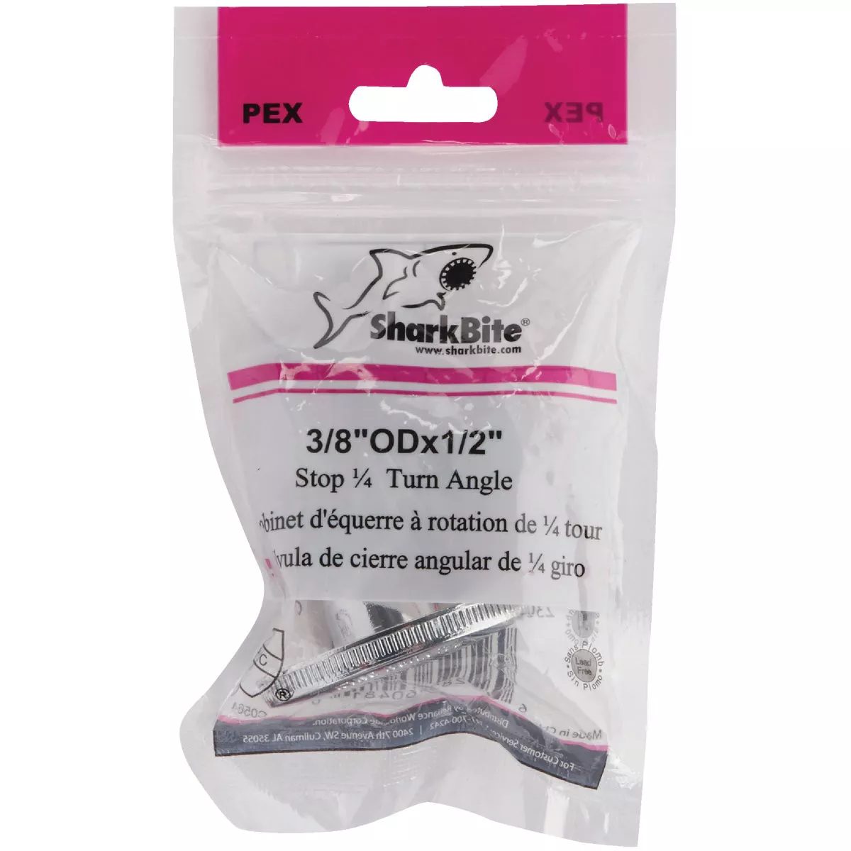 SharkBite 1/2 CF X 3/8 OD Quarter Turn Angle Valve - photo 2