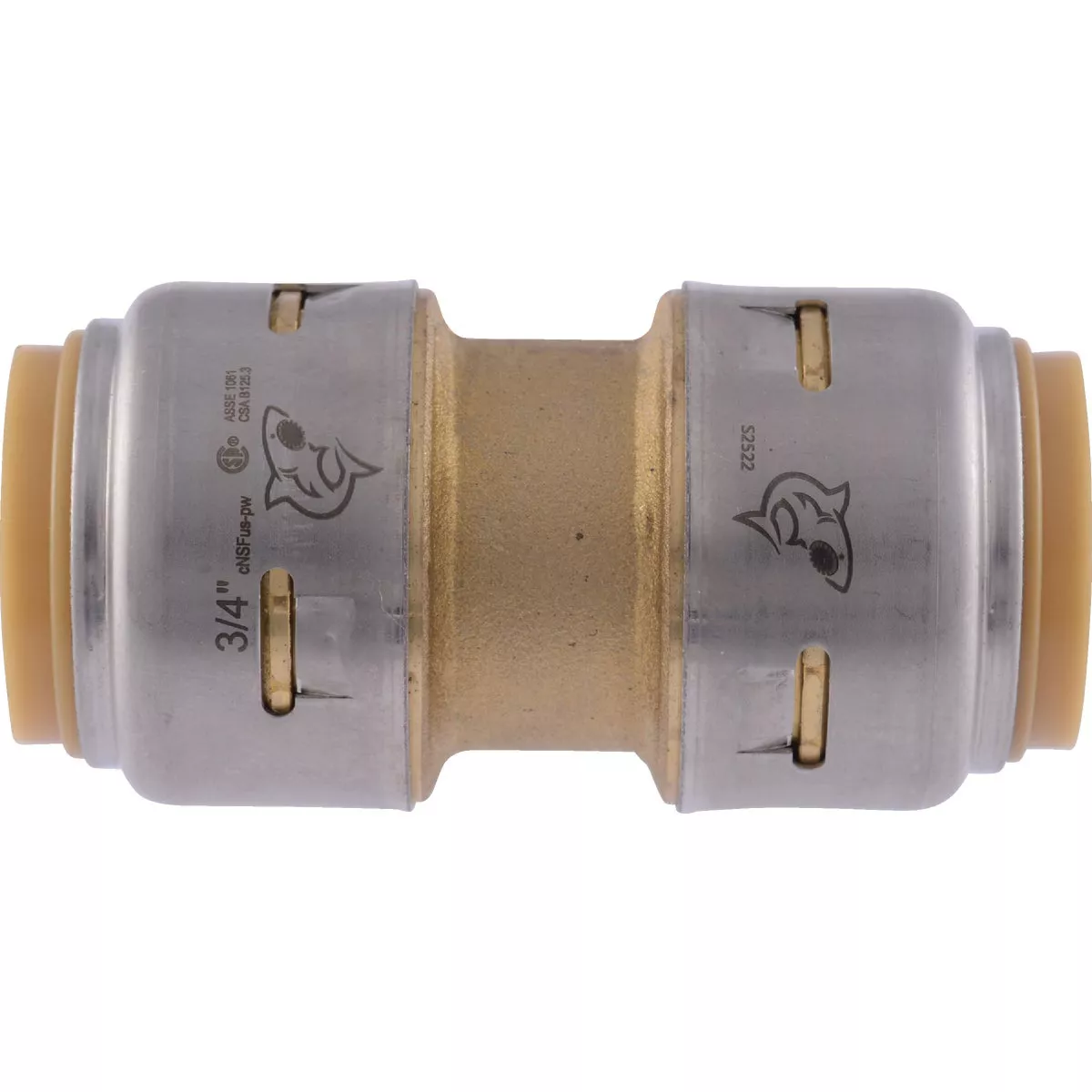 SharkBite 3/4 In. Push-to-Connect Straight Brass Coupling - photo 4