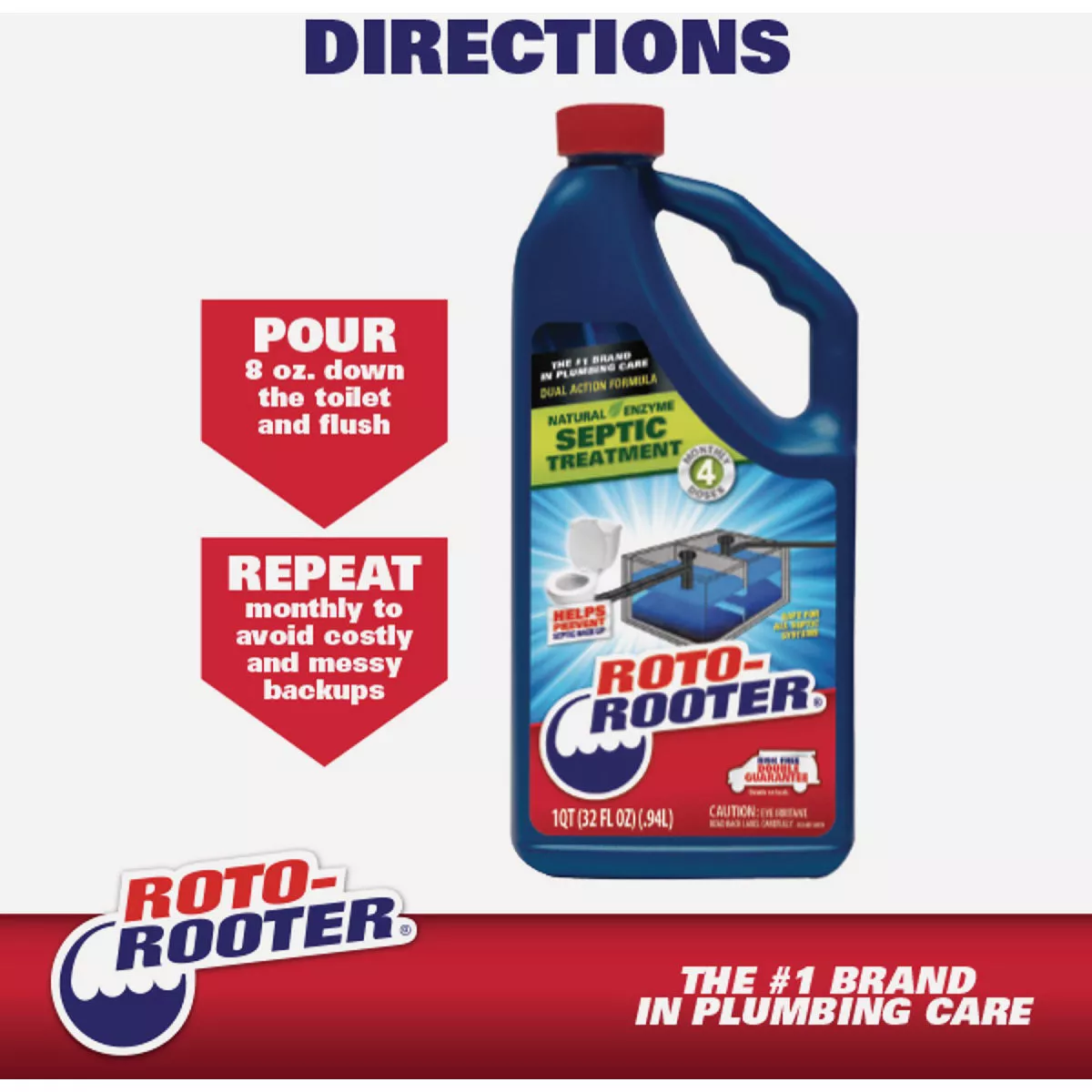 Roto-Rooter 64 Oz. Septic Treatment - photo 2