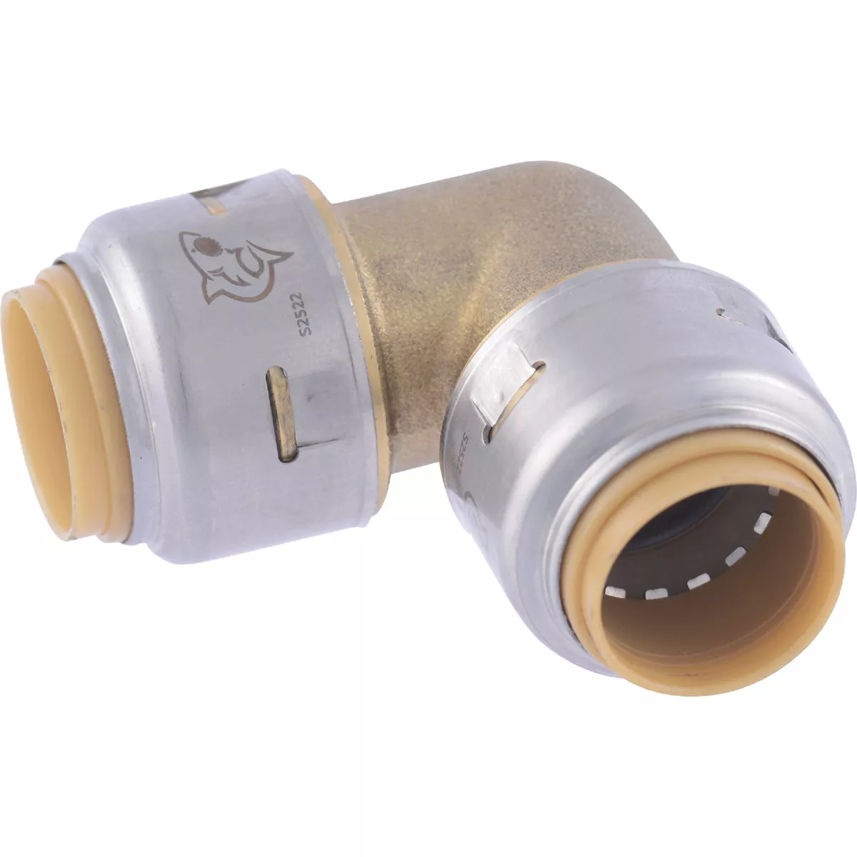 SharkBite 1/2 In. x 1/2 In. 90 Deg. Push-to-Connect Brass Elbow (1/4 Bend) - photo 3