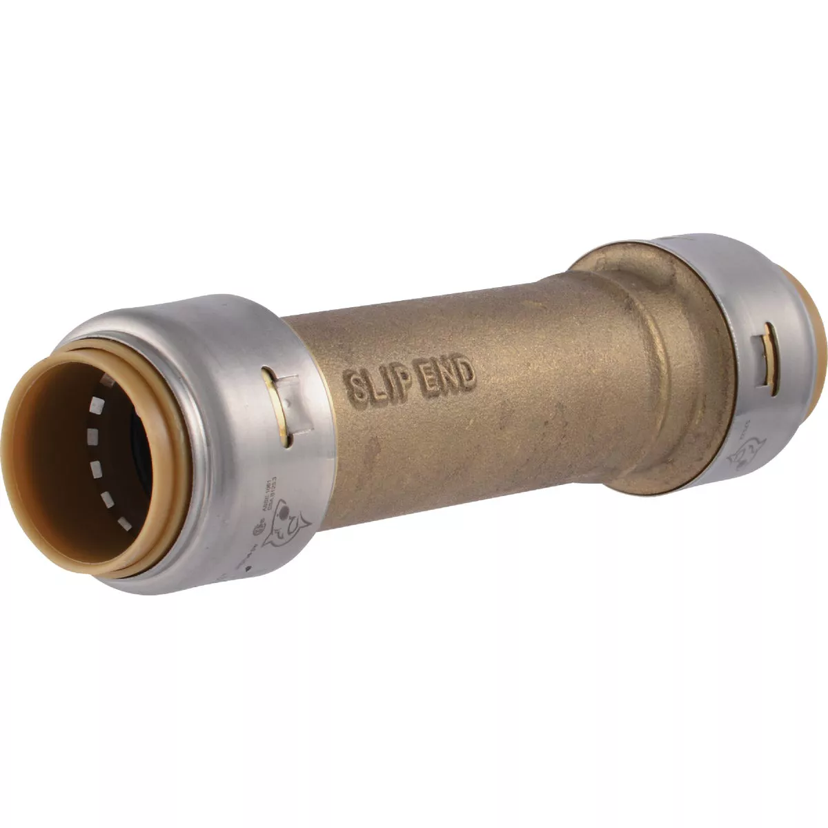 SharkBite 3/4 In. Push-to-Connect Brass Repair Coupling